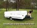 Folding Camper Set Up