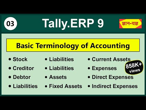 Terminology of Accounting- 2 (Part 3 )