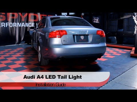 Spyder Auto Installation: 2006-08 Audi A4/S4 LED Tail Lights