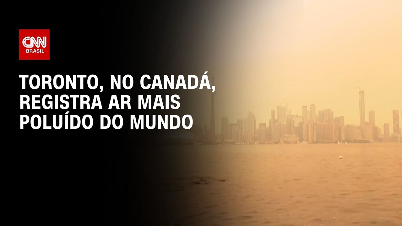 Canadá: Toronto registra ar mais poluído no mundo por fumaça de incêndios florestais | CNN 360°