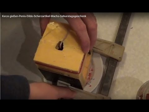 Kerze gießen-Penis-Dildo-Scherzartikel-Wachs-Geburstagsgeschenk