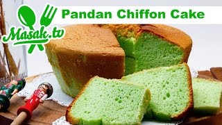 Pandan Chiffon Cake