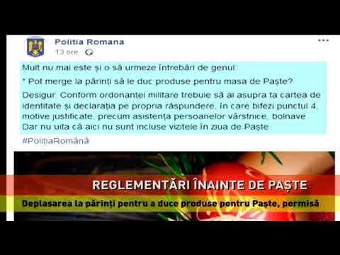 Reguli pentru slujbele din biserici, în ziua de Florii, Săptămâna Mare și de Paște