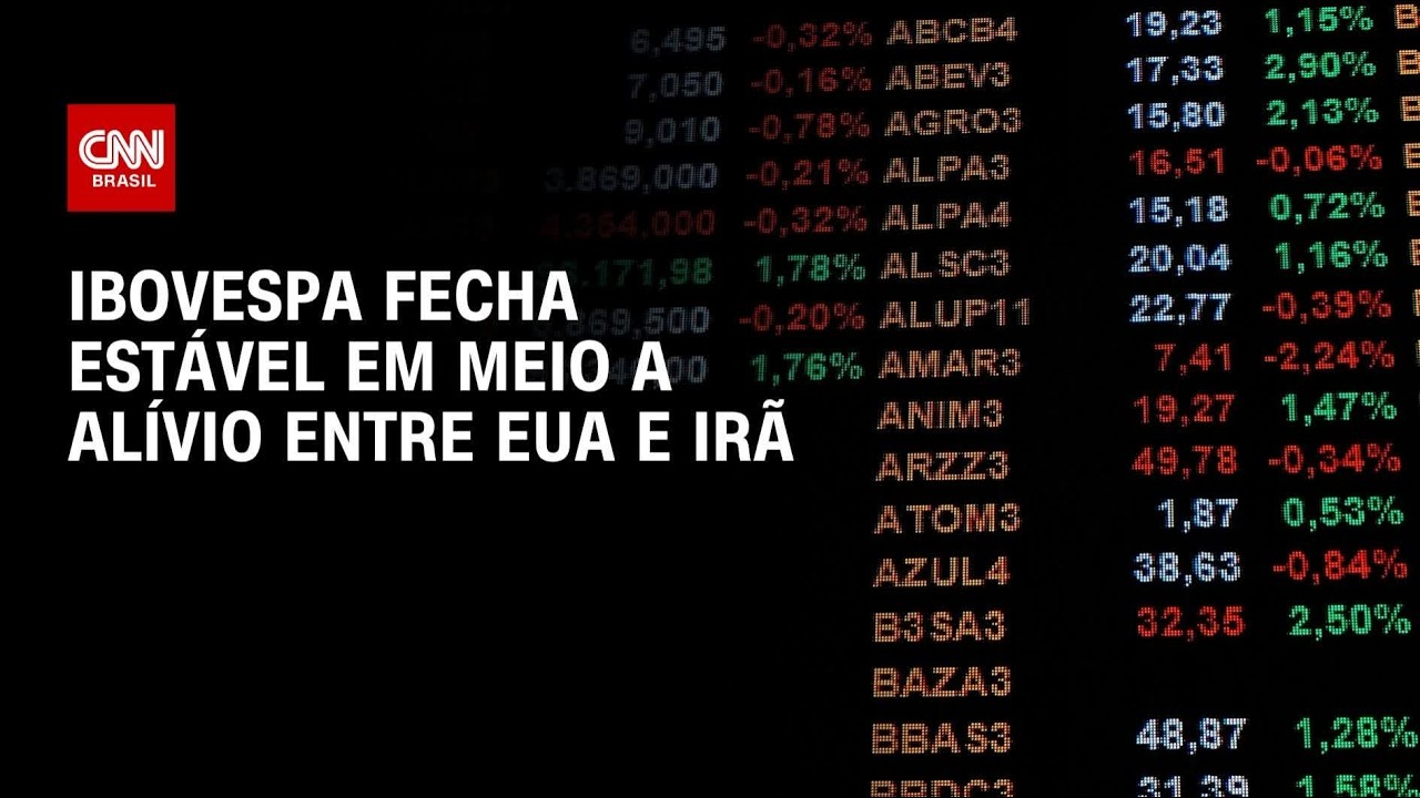 Ibovespa fecha estável com Oriente Médio em foco; dólar sobe | CNN MERCADO
