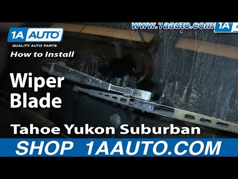 How To Install Replace Rear Wiper Blade 1994-99 Chevy GMC Tahoe Yukon Suburban