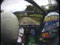 First run through a wet Canefield, Rally Barbados 2004
