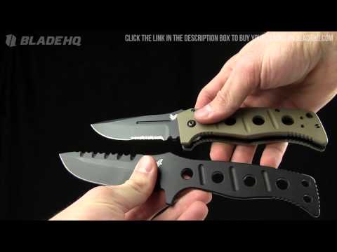 Benchmade 375 Adamas Fixed Blade Knife (4.20" Black Plain) 375BK