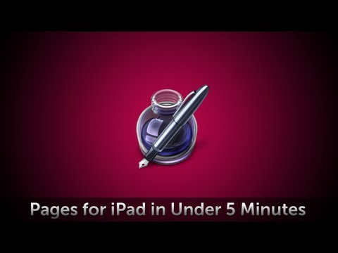 Pages for iPad in 5 Minutes