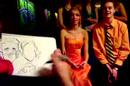 caricature of prom couple 2 caricature of prom couple 2
