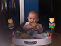 Sesyra giggles in uncle's room
