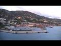 Emerald Princess Sailing away from U.S. Virgin Islands. MOV06F