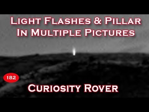 Flashes & Pillar Of Light On Multiple Mars Curiosity Rover Photos
