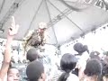 Vado and Kartel goin at it at sting 2008.. Movado come in tough but start fi bite di dust when him get intimadated by kartel's forward. He was then struggling to find tune... Then Kartel forward wit some tune while he send out di coffin. After the coffin, Movado grabbed momentum by stating that Kartel nyam spice. It then became a tune fi tune war for the lead... in which Movado:'dem a fag' gained the lead by forcing Kartel to insult his mother in di tune 'weh dat fa'. Movado: But Kartel Returned from hurting himself with 'Send a hell', then it went on with Movado:'Tell battyman Kartel' and Kartel made the mistake by insulting Vado's mother again. This left a position open for Movado to return with any tune to take the Lead and run with it. 