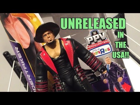 WWE ACTION INSIDER: Undertaker Elite Build a Figure Toysrus EXCLUSIVE Wrestling Figure