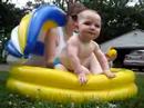 Elliot in the pool: The Adventure Continues