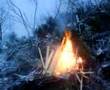 Osterfeuer in der Baumschule