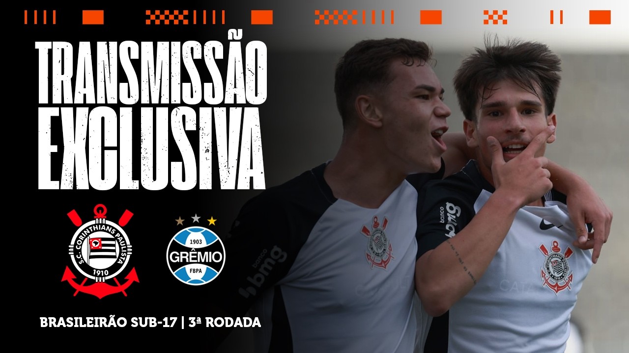 JOGO COMPLETO: CORINTHIANS 7 X 0 GRÊMIO | BRASILEIRÃO SUB-17 2026 | 3ª RODADA
