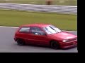 Matt Smiths Daihatsu Charade GTti going round Brands Hatch