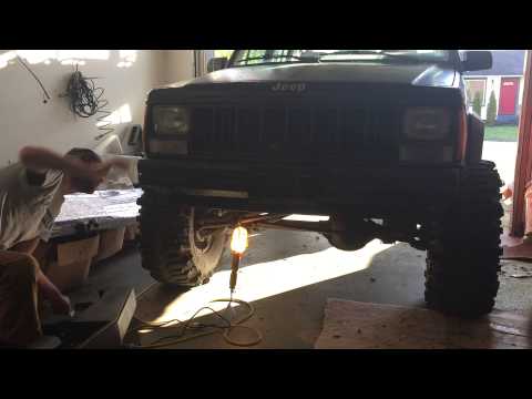 how to remove xj front bumper