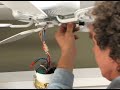 How to Install a Ceiling Fan : Lights to Fan: Ceiling Fan Installation How to Install a Ceiling Fan : Lights to Fan: Ceiling Fan Installation