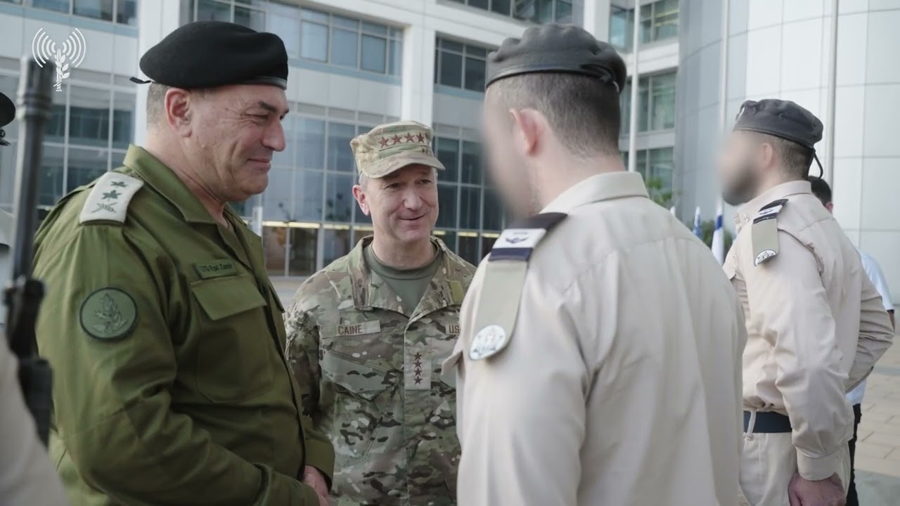 ביקור יושב ראש המטות המשולבים של צבא ארצות הברית, גנרל דן קיין  בישראל אצל הרמטכ"ל רב אלוף אייל זמיר