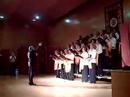 Actuacion del grupo de teatro y del coro de la senior