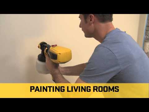 how to use a paint sprayer indoors
