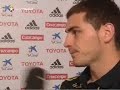 iker casillas: estamos contentos pero no somos favoritos