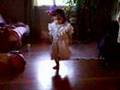 2 year old flamenco dancer doing heelwork