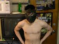 College dorm room paintball shot to the back