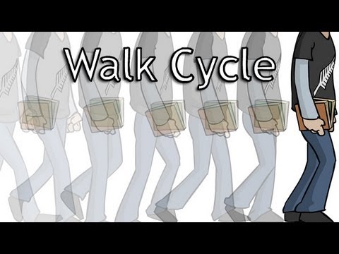 2d walk cycle animation tutorial