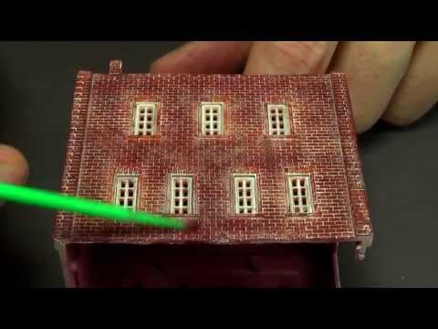 how to paint n gauge buildings