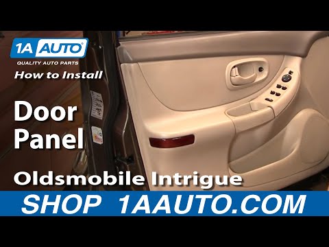 How To Install Replace Door Panel Oldsmobile Intrigue 98-02 1AAuto.com