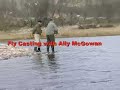 Trout from my pond and spey casting with Ally Gowans Trout from my pond and spey casting with Ally Gowans