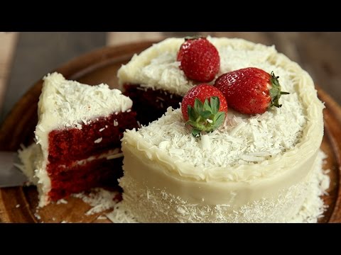 Red Velvet Cake with Cream Cheese Frosting – Valentine’s Day Special – Beat Batter Bake With Upasana