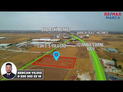 Babaeski Osb'de Sanayi ve Depo İmarlı 10 Dönüm Arsa
