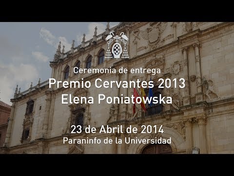 Premio Cervantes 2013 - Elena Poniatowska