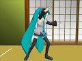 Miku Hatsune Yie Ar Kung-Fu Rap 【Hyadain】【MMD】