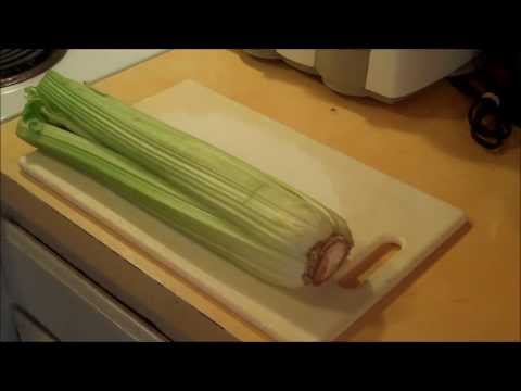 how to replant the root end of celery