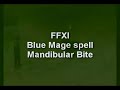 FFXI Blue Mage Mandibular Bite FFXI Blue Mage Mandibular Bite