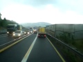 Heading South on the Autobahn A3 from Aschaffenburg to Hoesbach