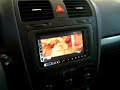 Car monitor 2 din on GOLF V stereo 5 mk5 Car monitor 2 din on GOLF V stereo 5 mk5