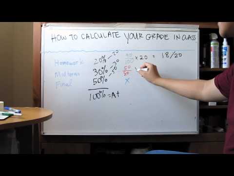 how to calculate weighted grades