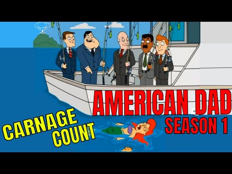American Dad Season One (2005) Carnage Count