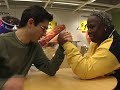 Mary Trains Mark in IKEA