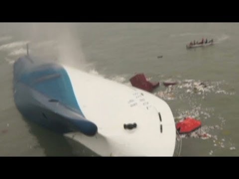 Students trapped in sinking ferry