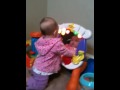Veronica with her toy