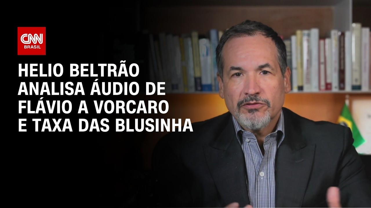 Helio Beltrão analisa áudio de Flávio a Vorcaro e taxa das blusinha | CNN NOVO DIA