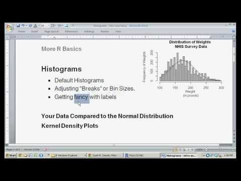 how to draw histogram using r