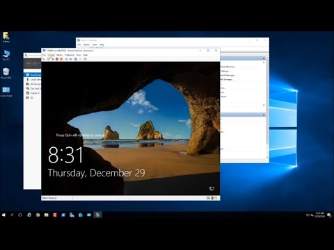 Windows Server 2016 - Install Hyper-V Server, Virtual Switch, VMs (How to Step by Step Tutorial)